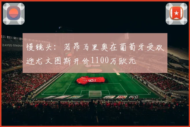 慢镜头：若昂马里奥在葡萄牙受欢迎尤文图斯开价1100万欧元